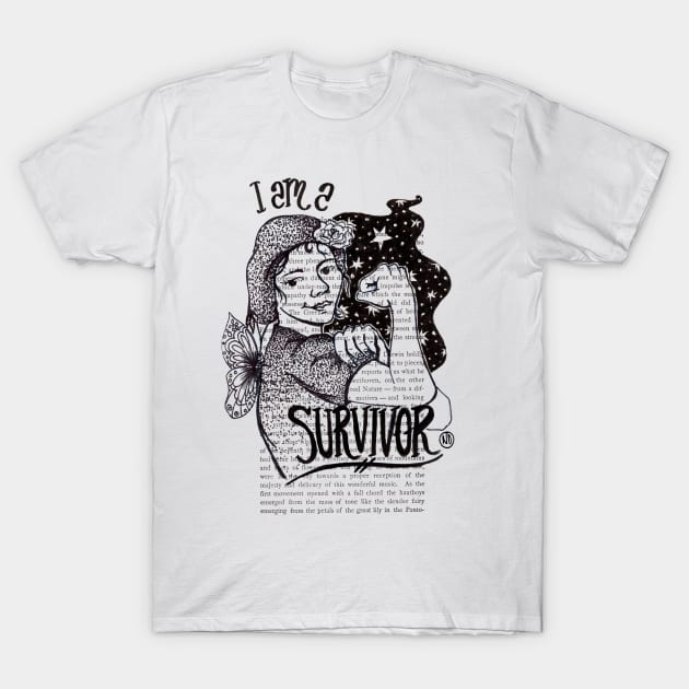 I am a Survivor T-Shirt by Polkadotdreamer